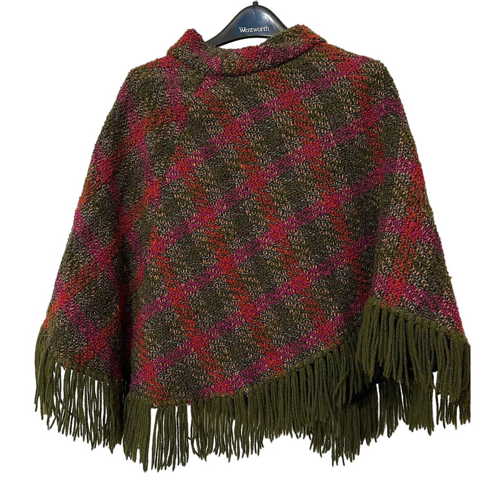 Unbranded Woman's Fringe Poncho Small?